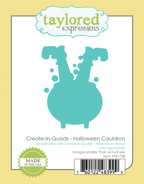 Taylored Expression - Create-in-Quads Halloween Cauldron Die
