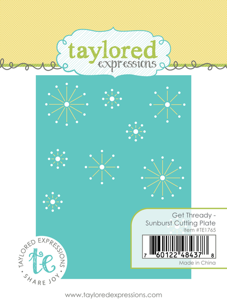 Taylored Expression - Get Thready - Sunburst Cutting Plate