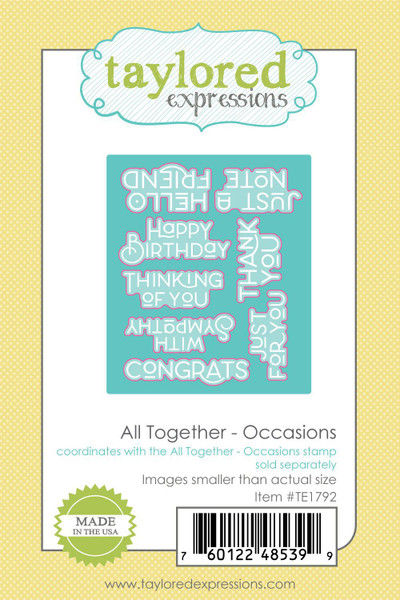 Taylored Expression - All Together - Occasions Die