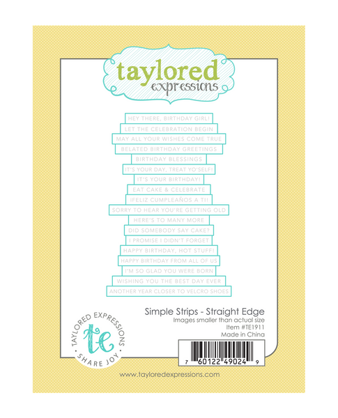 Taylored Expression - Simple Strips - Straight Edge