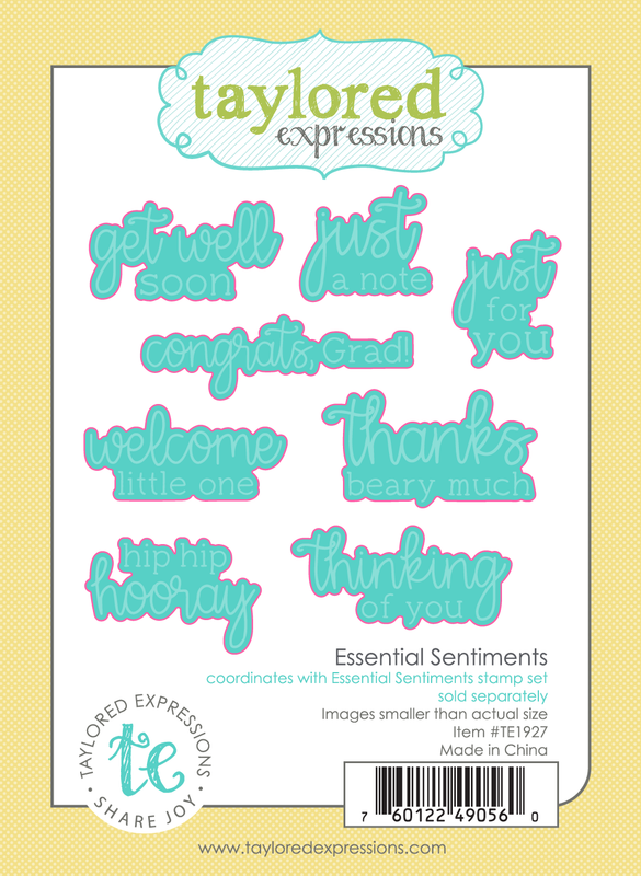 Taylored Expression - Essential Sentiments Dies