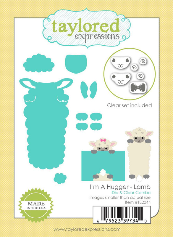 Taylored Expression - I'm a Hugger - Lamb Die & Clear Combo