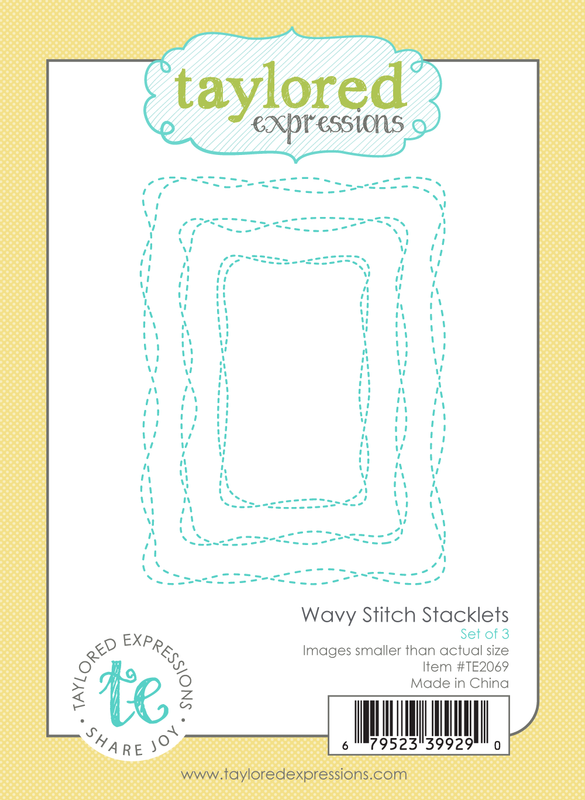 Taylored Expression - Wavy Stitch Stacklets Die Set