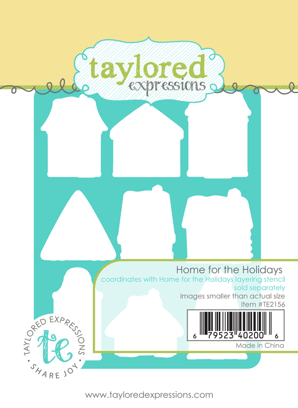 Taylored Expression - Home for the Holidays Cutting Plate Die