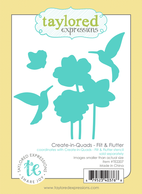 Taylored Expression - Create-in-Quads Dies - Flit & Flutter