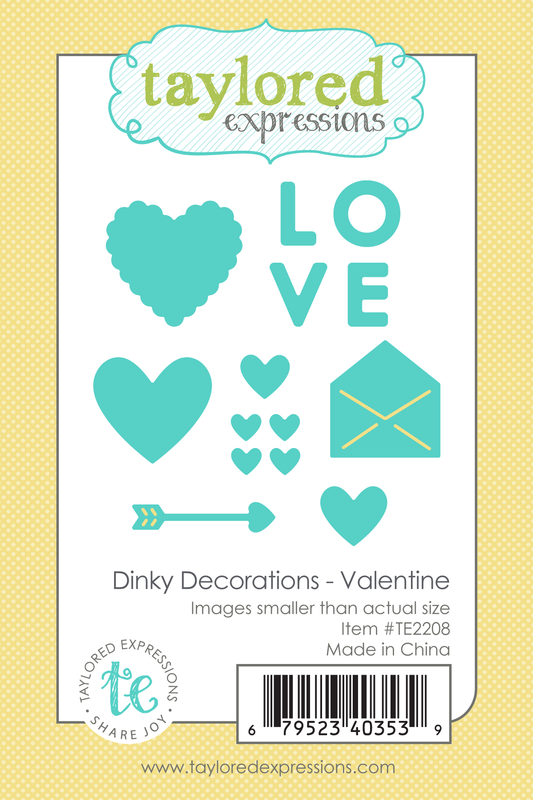 Taylored Expression - Dinky Decorations Die Set - Valentine