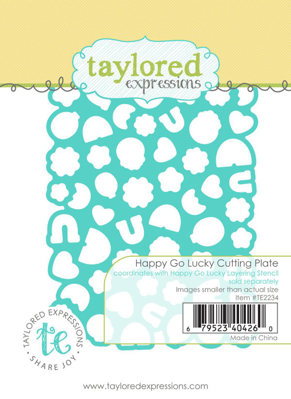 Taylored Expression - Happy Go Lucky Cutting Plate Die