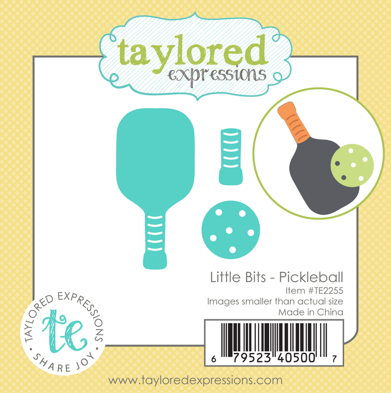Taylored Expression - Little Bits Die Set - Pickleball