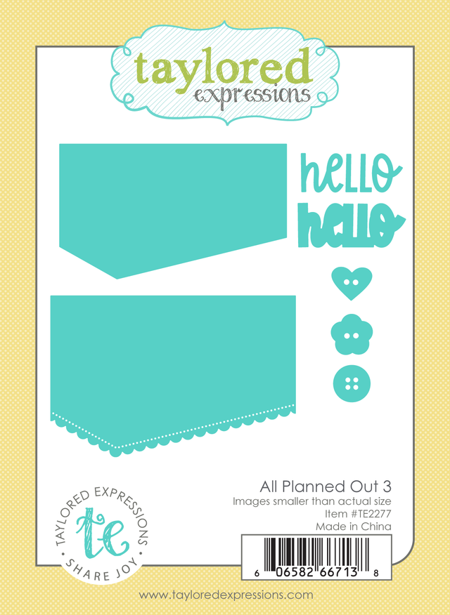 Taylored Expression - All Planned Out 3 Die Set