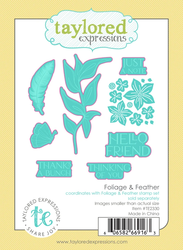 *NEW* - Taylored Expression - Foliage & Feather Dies