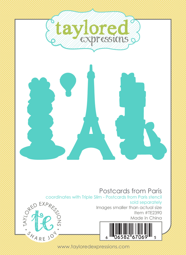 **NEW* - Taylored Expression - Triple Slim - Postcards from Paris Dies
