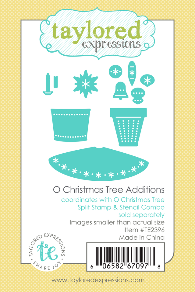 *NEW* - Taylored Expression - O Christmas Tree Additions Die Set