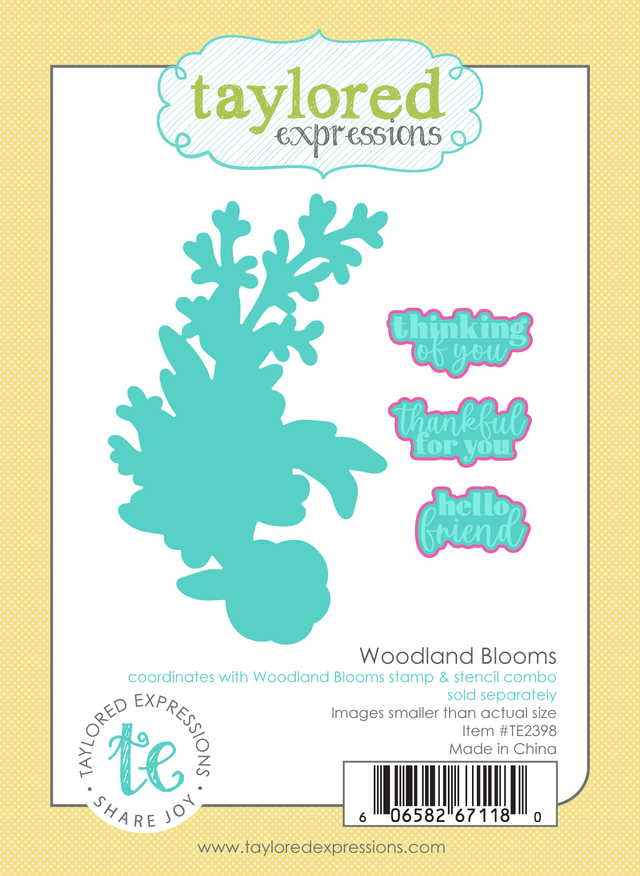 *NEW* - Taylored Expression - Woodland Blooms Dies