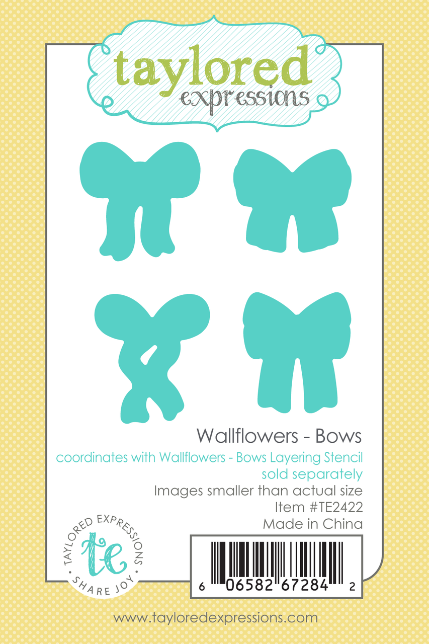 Taylored Expression - Wallflowers - Bows Dies