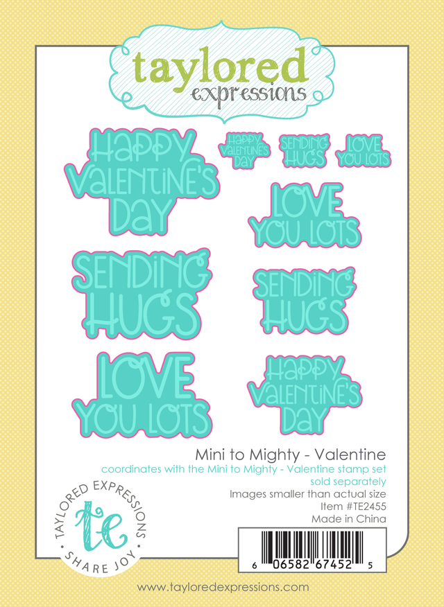 Taylored Expression - Mini to Mighty Dies - Valentine