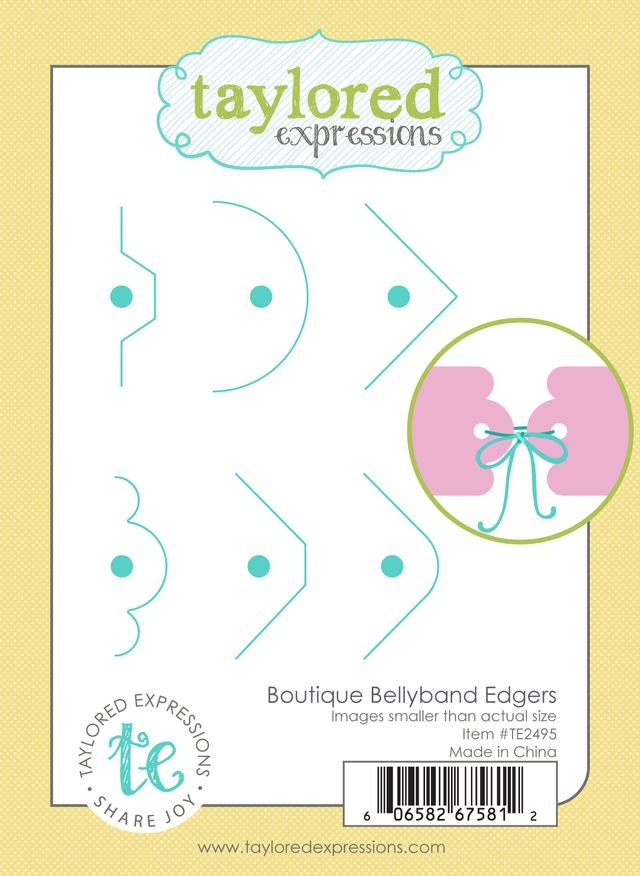 **NEW* - Taylored Expression - Boutique Bellyband Edgers Die Set