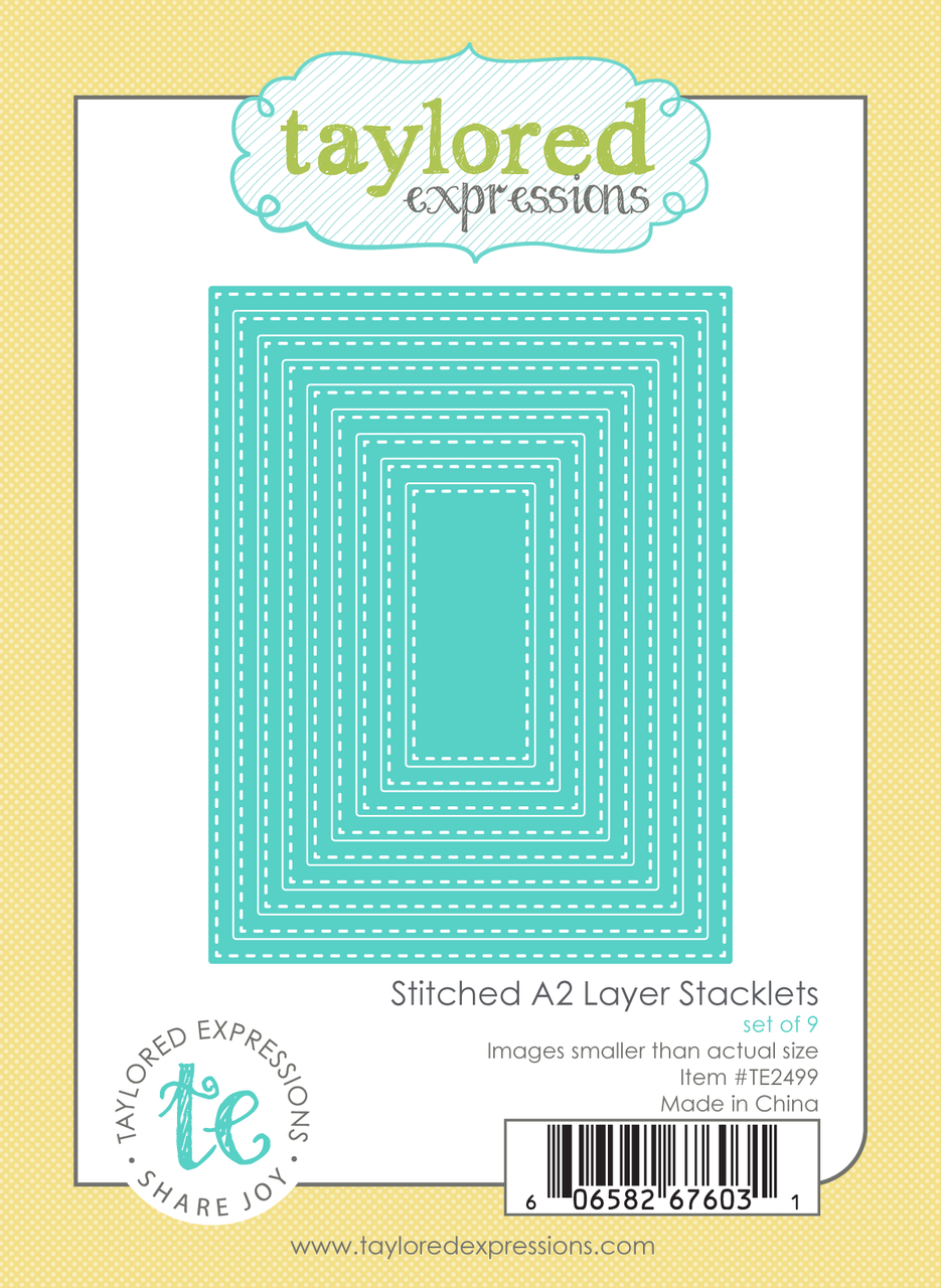 Taylored Expression - Stitched A2 Layer Stacklets Die Set