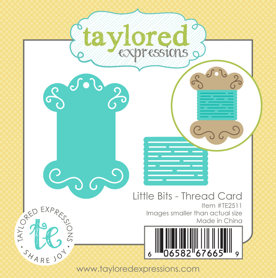**NEW* - Taylored Expression - Little Bits Die Set - Thread Card