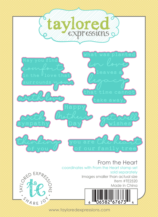 **NEW* - Taylored Expression - From the Heart Dies