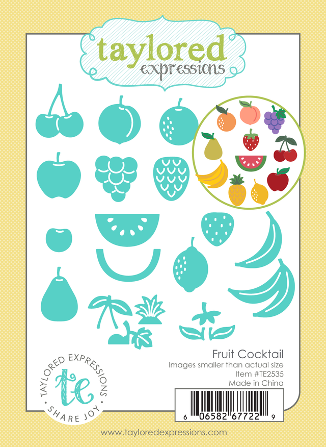 **NEW* - Taylored Expression - Fruit Cocktail Die Set
