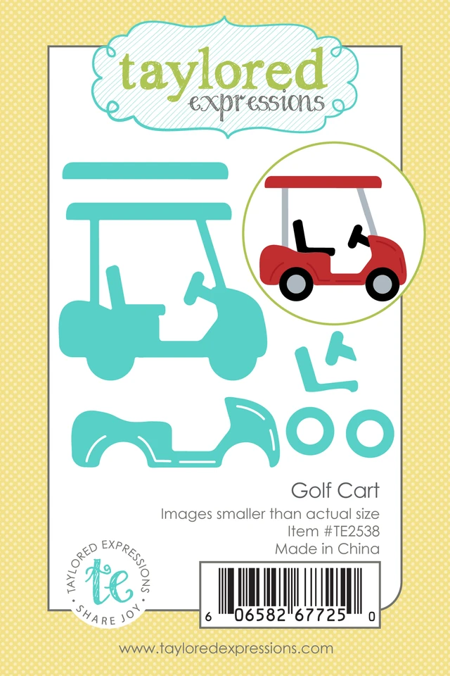 **NEW* - Taylored Expression - Golf Cart Die Set
