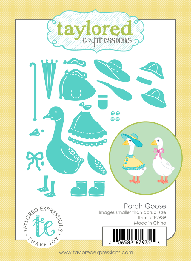 **NEW* - Taylored Expression - Porch Goose Die Set