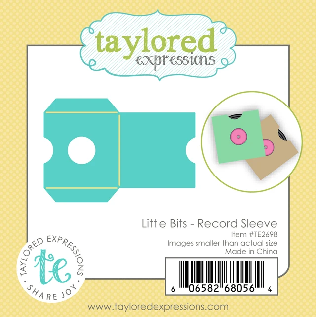 **NEW* - Taylored Expression - Little Bits Die Set - Record Sleeve