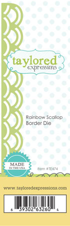 Taylored Expressions - Rainbow Scallop Border