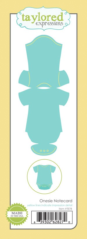 Taylored Expressions - Onesie Notecard