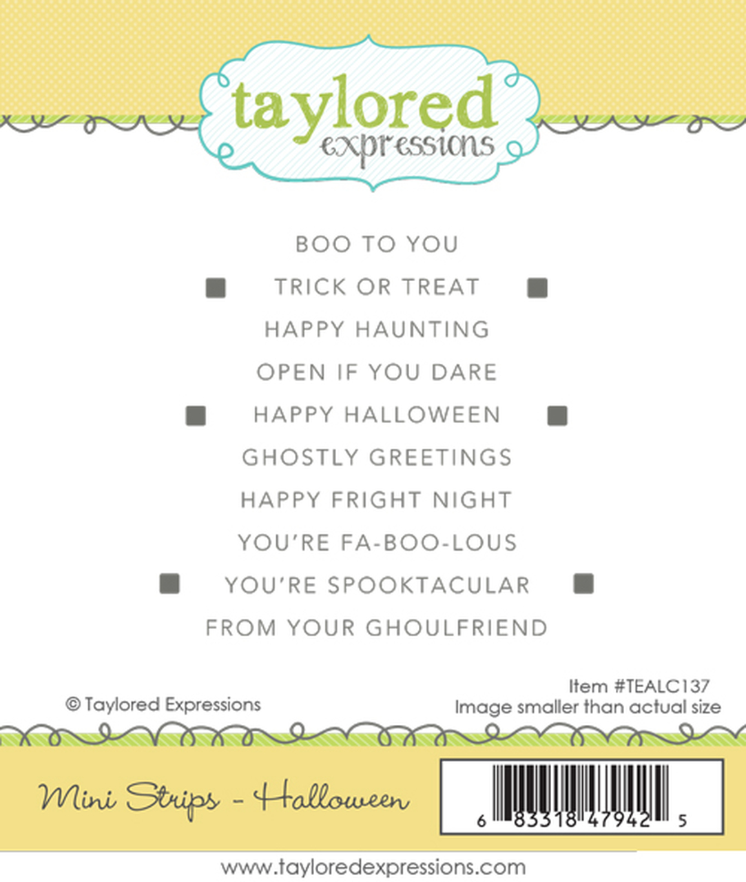 Taylored Expression - Mini Strips - Halloween