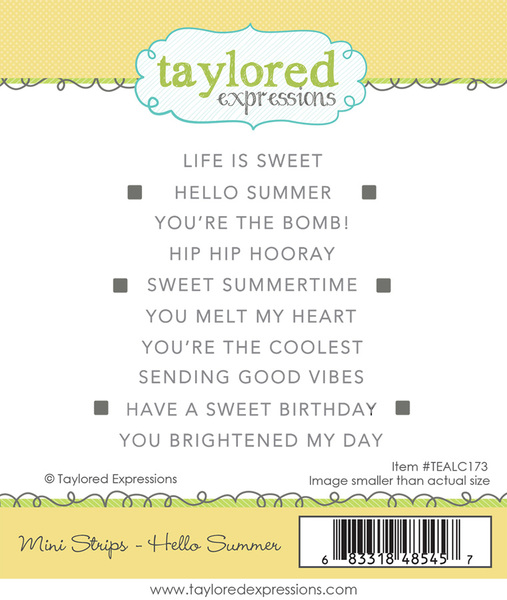 Taylored Expression - Mini Strips - Hello Summer