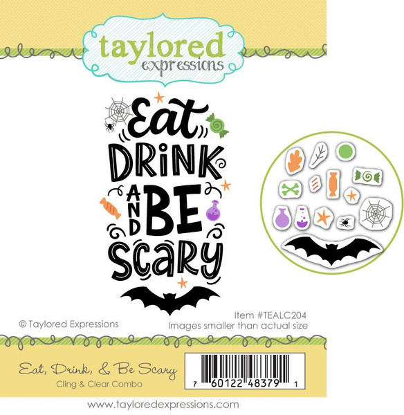 Taylored Expression - Eat, Drink & Be Scary Cling & Clear Combo