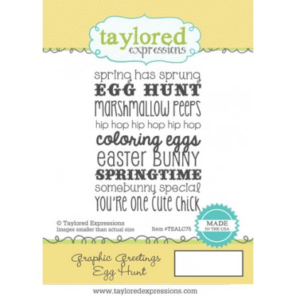 Taylored Expressions - Graphic Greetings Egg Hunt