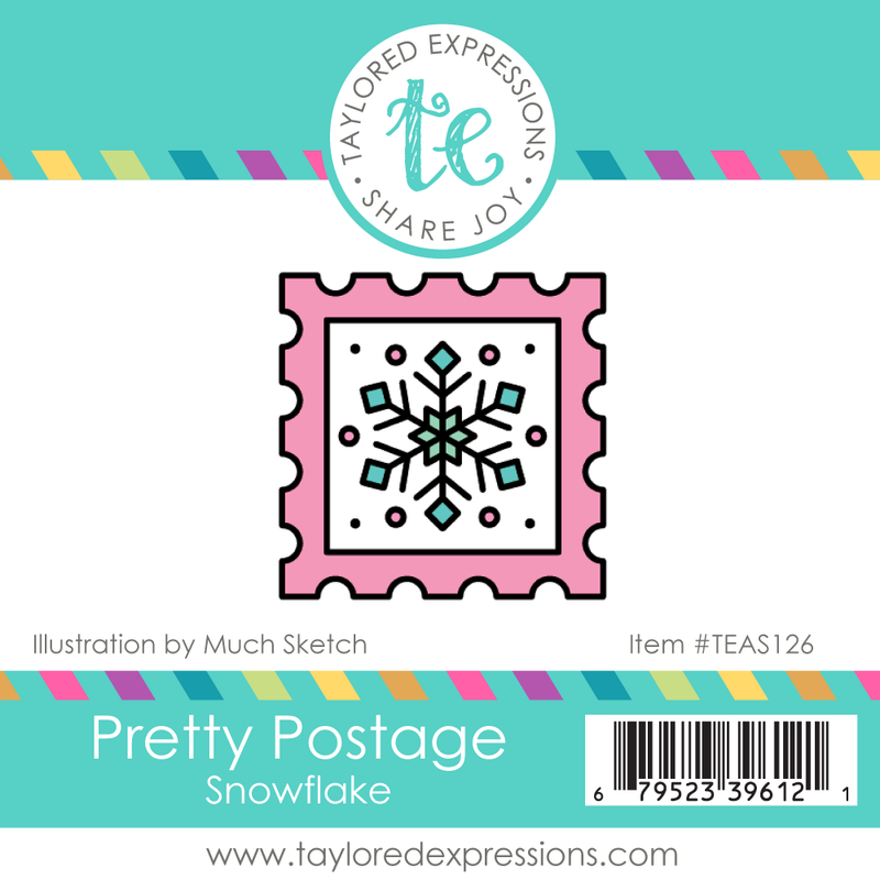 Taylored Expression - Pretty Postage Stamp - Snowflake