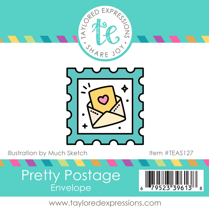 Taylored Expression - Pretty Postage Stamp - Envelope