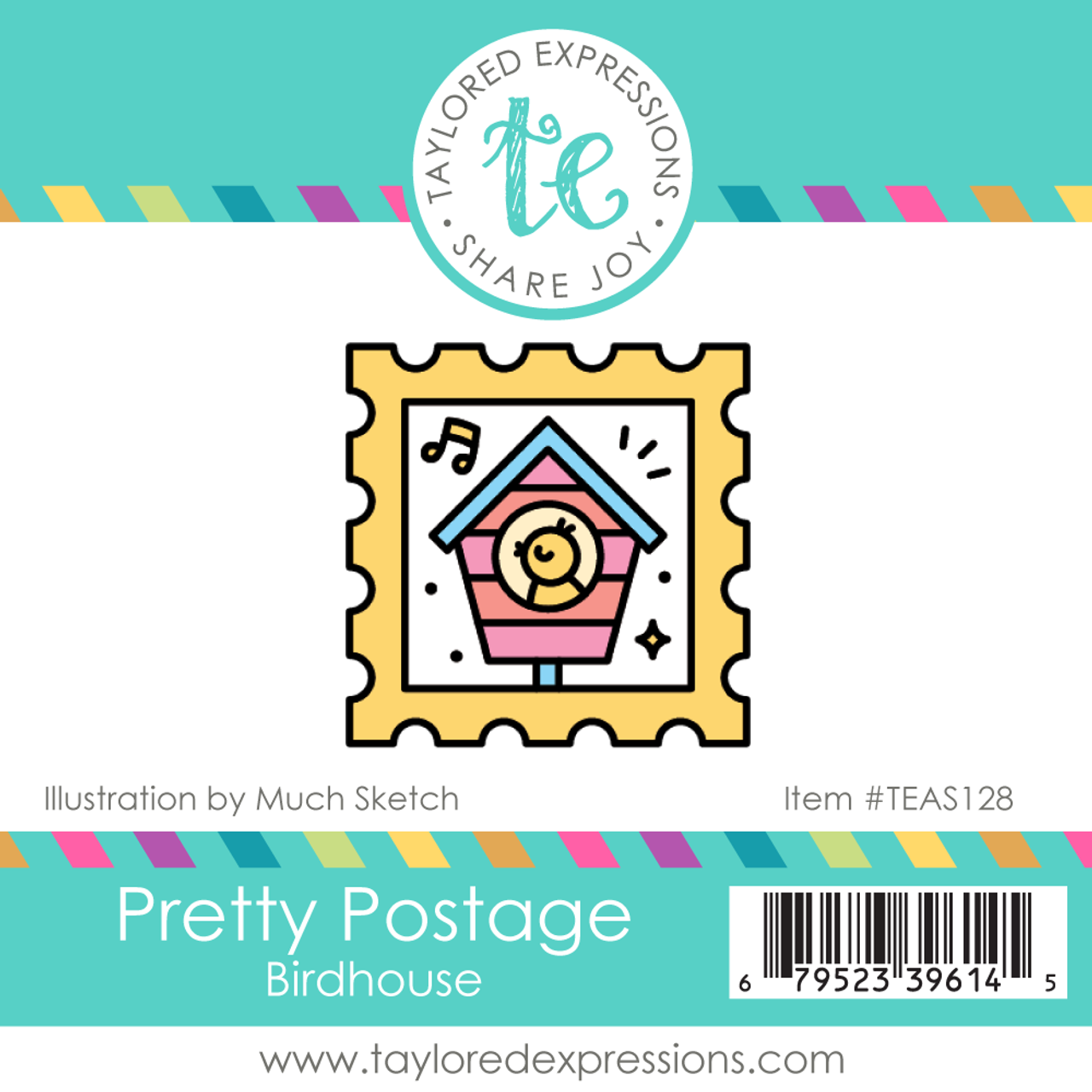 Taylored Expression - Pretty Postage Stamp - Birdhouse
