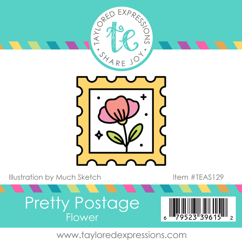 Taylored Expression - Pretty Postage Stamp - Flower