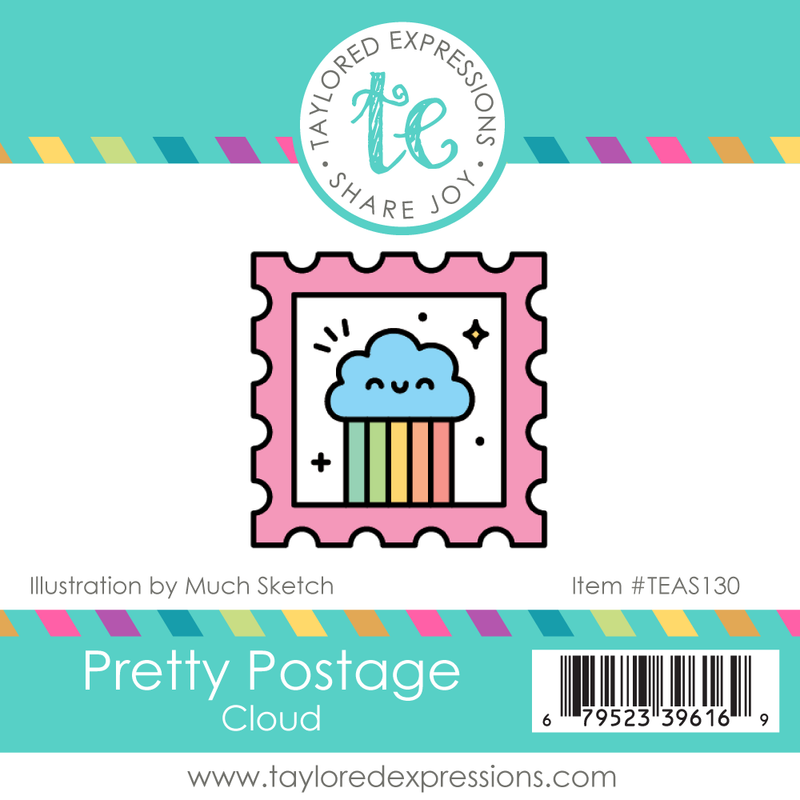 Taylored Expression - Pretty Postage Stamp - Cloud