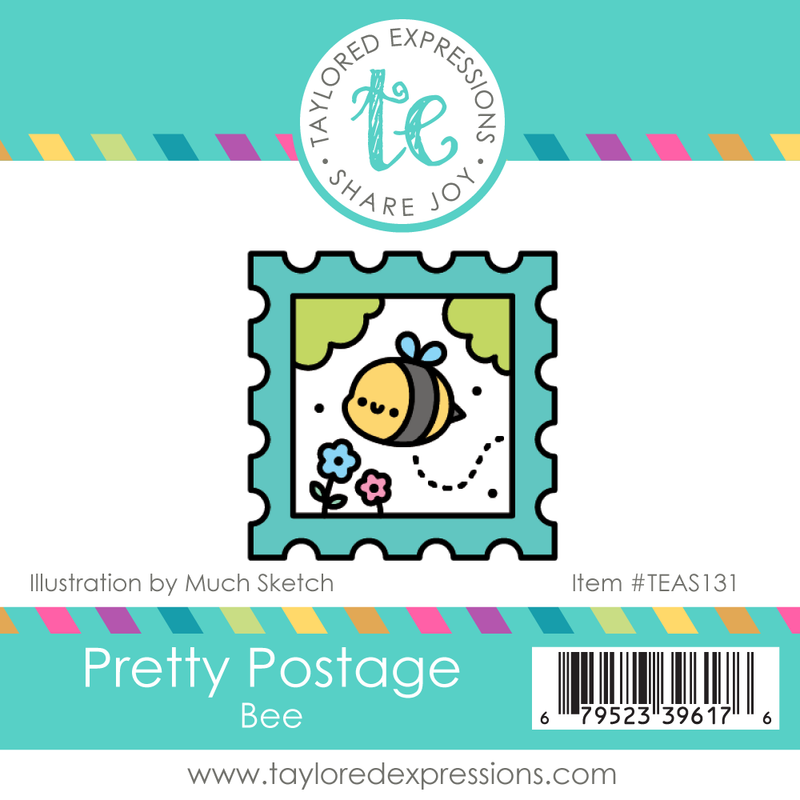 Taylored Expression - Pretty Postage Stamp - Bee