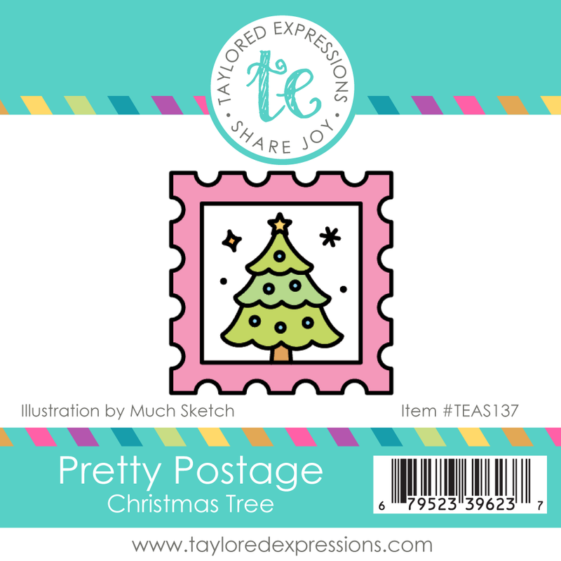 Taylored Expression - Pretty Postage Stamp - Christmas Tree