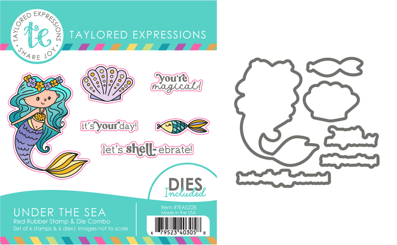 Taylored Expression - Under the Sea Stamp & Die Combo