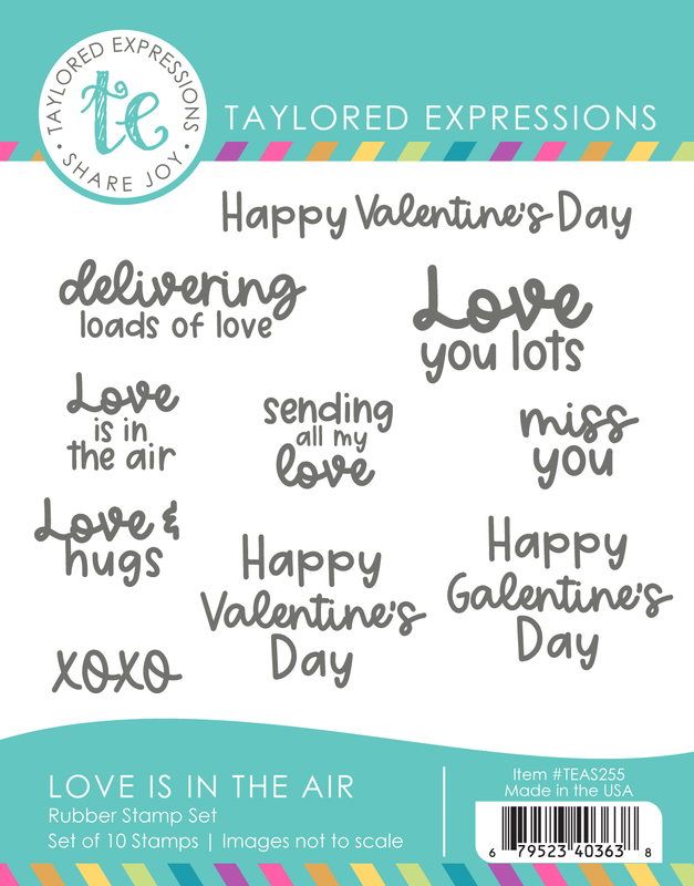 Taylored Expression - Love is in the Air Stamp Set