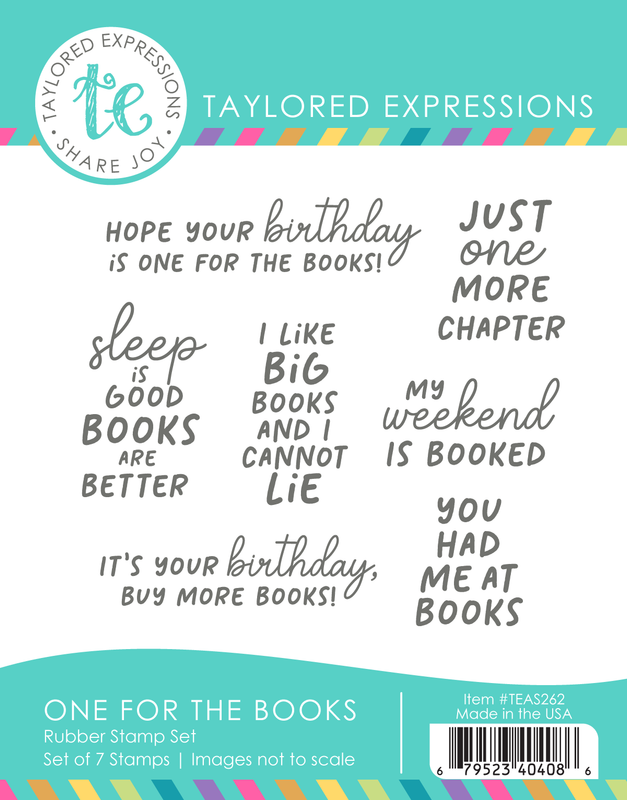 Taylored Expression - One For The Books Stamp Set