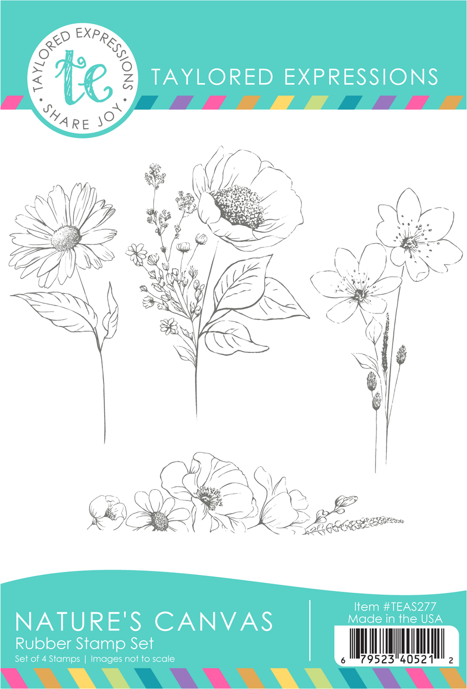 Taylored Expression - Nature's Canvas Stamp Set