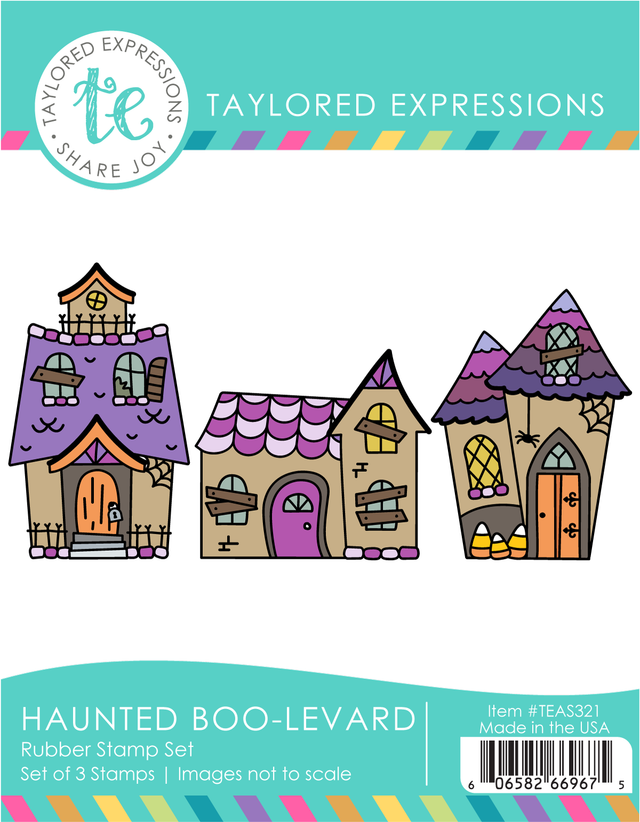 Taylored Expression - Haunted Boo-levard Stamp Set