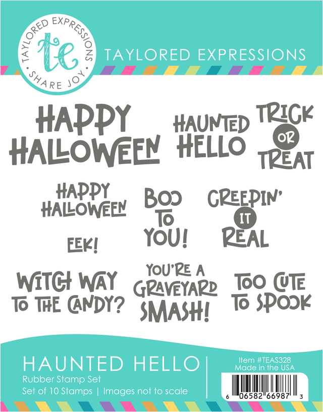 Taylored Expression - Haunted Hello Stamp Set