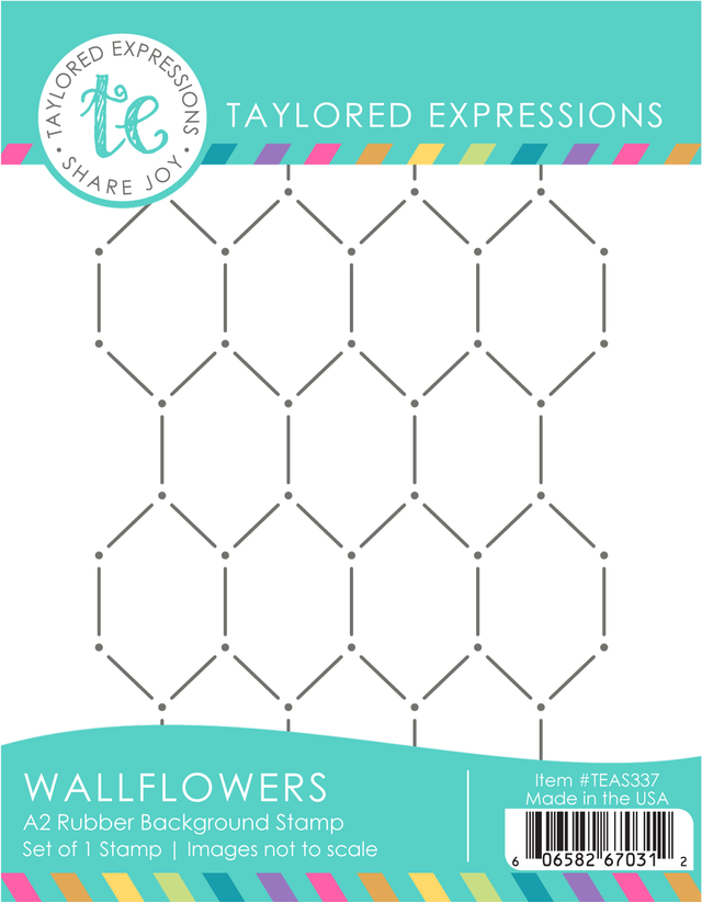 *NEW* - Taylored Expression - Wallflowers Background Stamp
