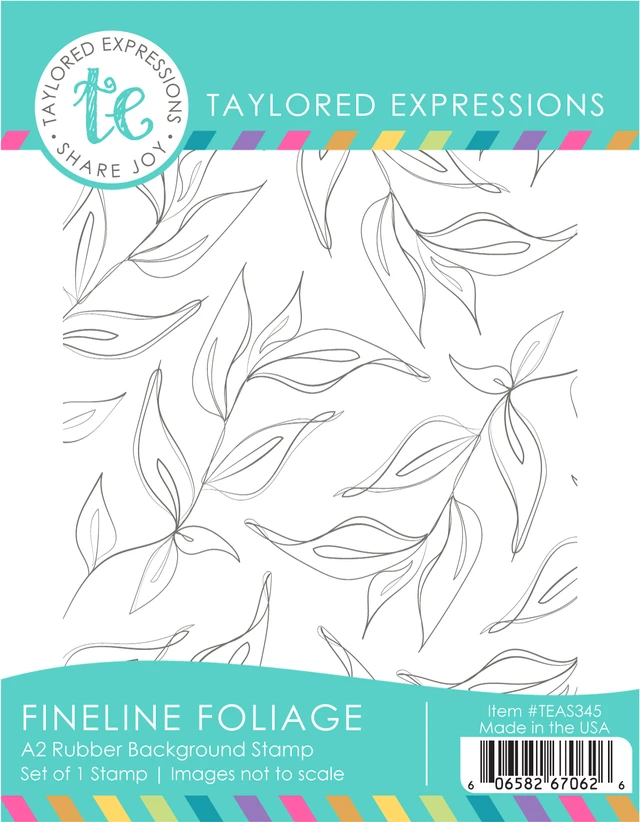 *NEW* - Taylored Expression - Fineline Foliage Background Stamp