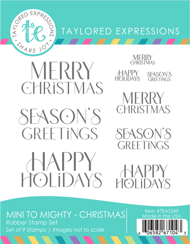 *NEW* - Taylored Expression - Mini to Mighty Stamp Set - Christmas