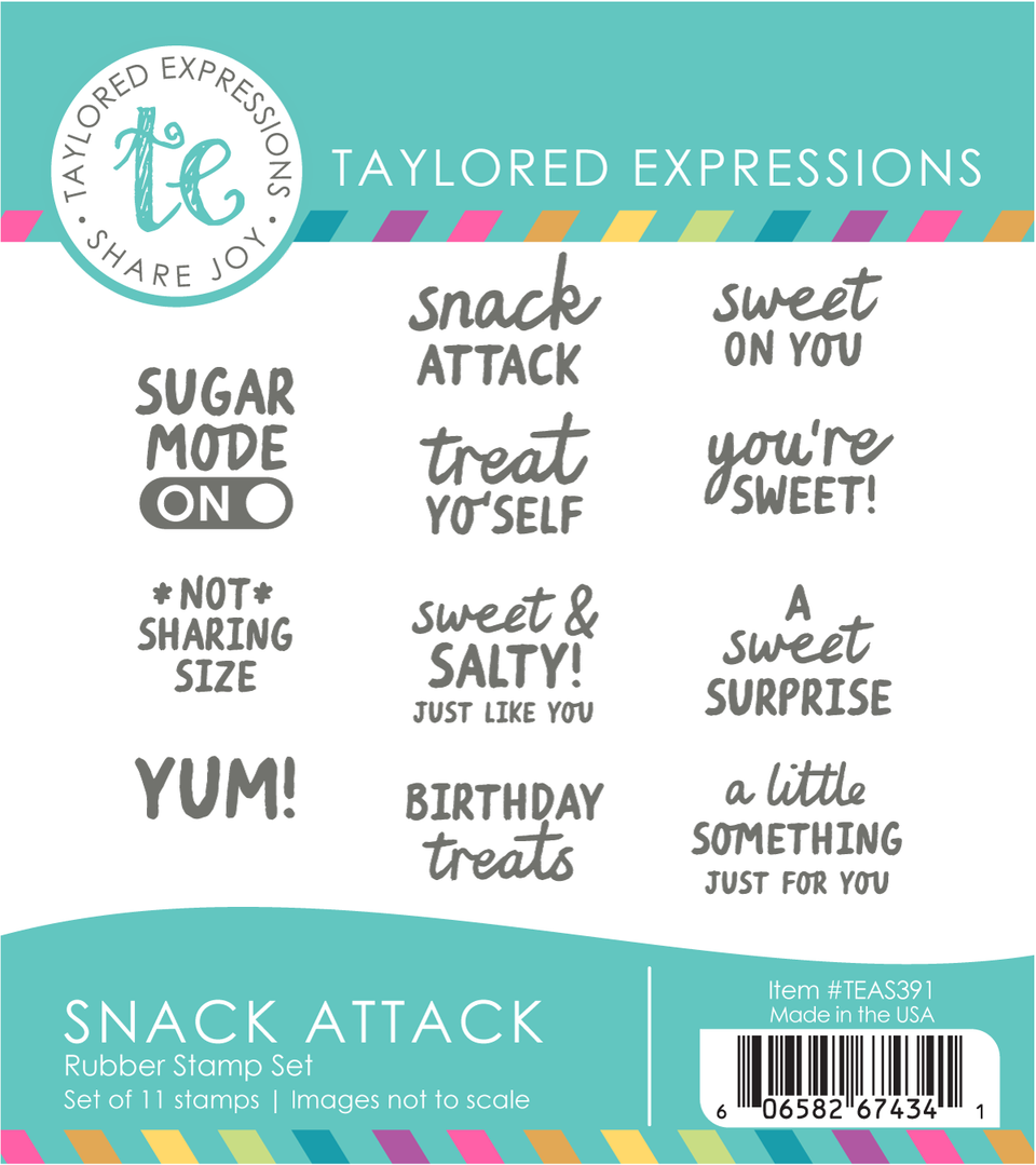 Taylored Expression - Snack Attack Stamp Set